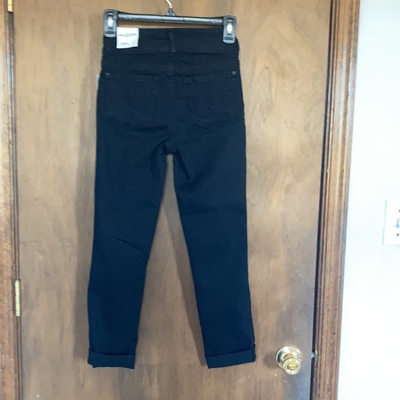Wallflower ultra fit crop black cuffed jean ultra stretch ultra soft size 1 / 25 - Picture 6 of 17